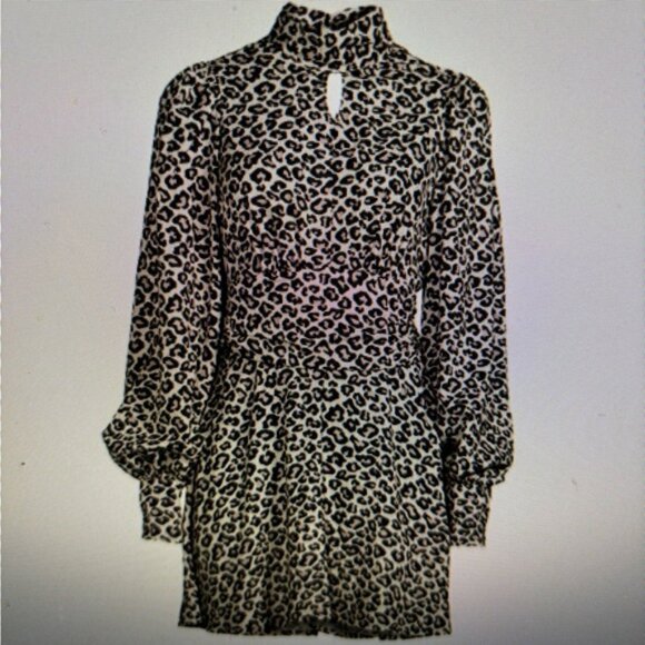 Area Stars Leopard Print Mini Dress size M - Picture 1 of 8